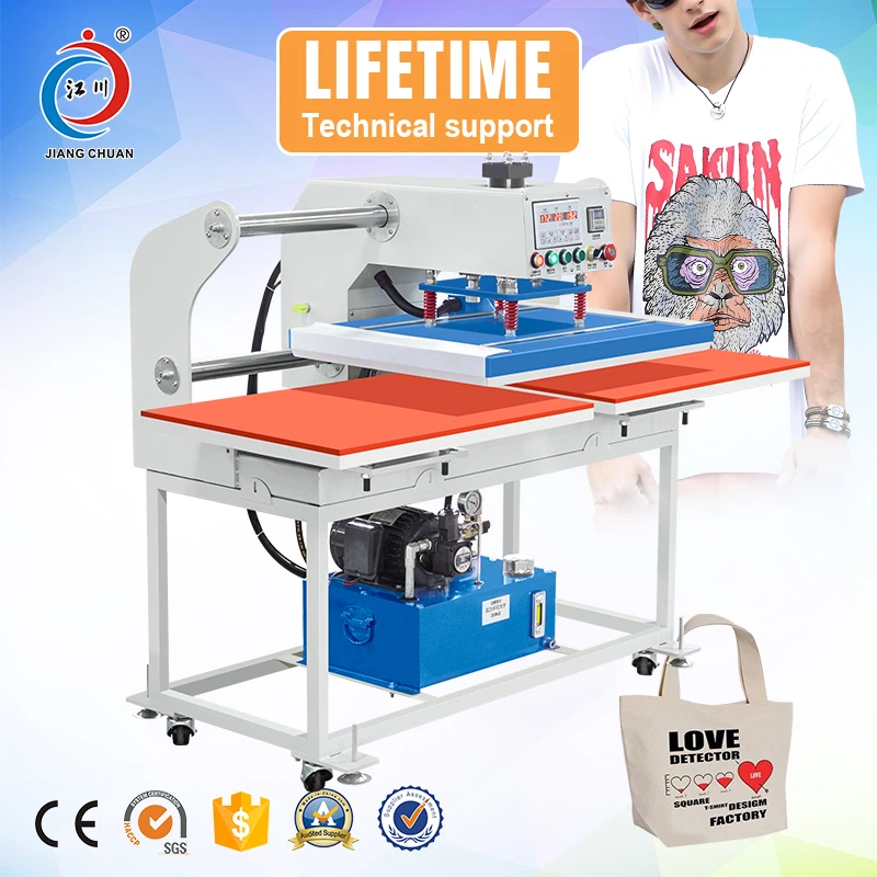 Yarı Otomatik Çift İstasyonlu Isı Pres Makinesi