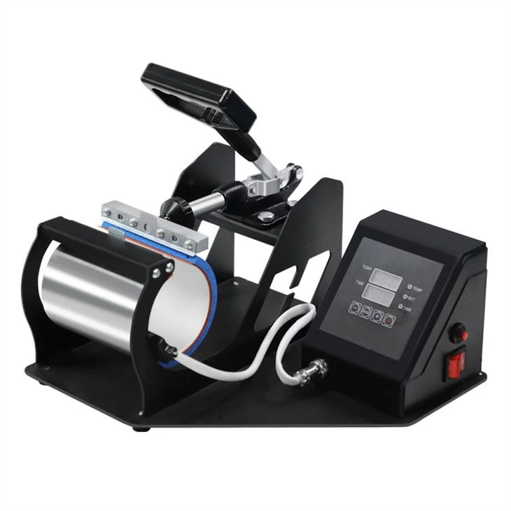 Ev Kullanımı Çift Ekran Kupa Bardak Isı Basın Süblimasyon Makinesi